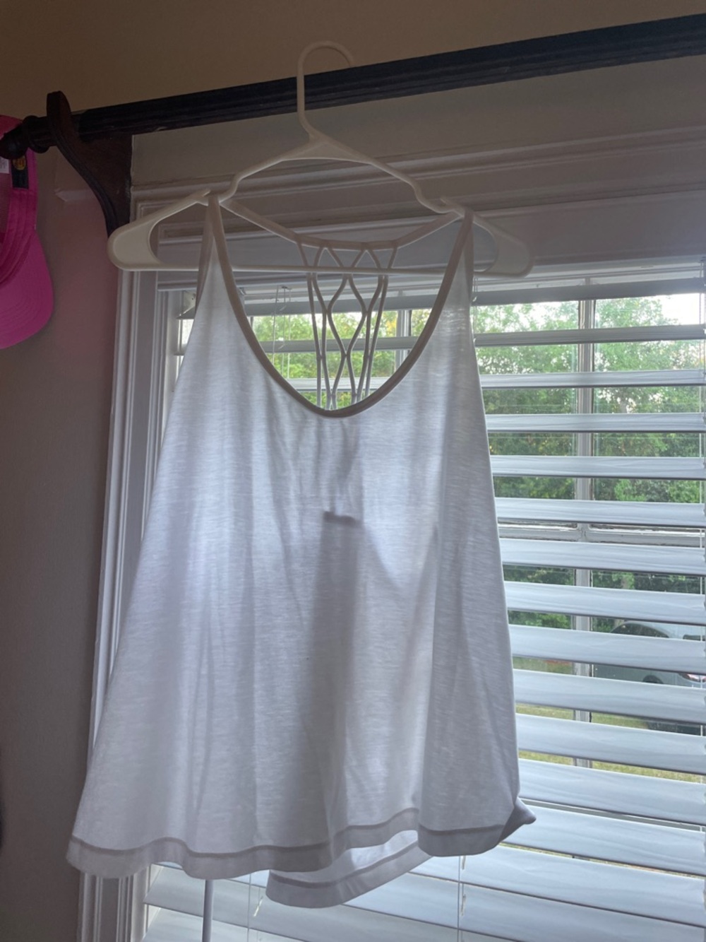 Lululemon white tank size 12